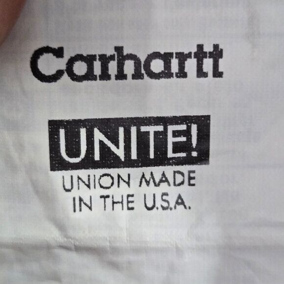 Carhartt Thermal Lined Duck Canvas Active Jacket J131 Large Tall USA Made Union - Picture 9 of 15